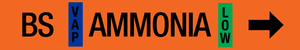 Ammonia Label - Booster Suction